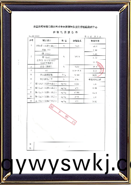 有機肥檢測報告